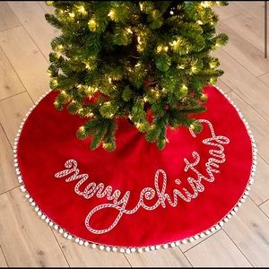 COPY - Merry christmas tree skirt